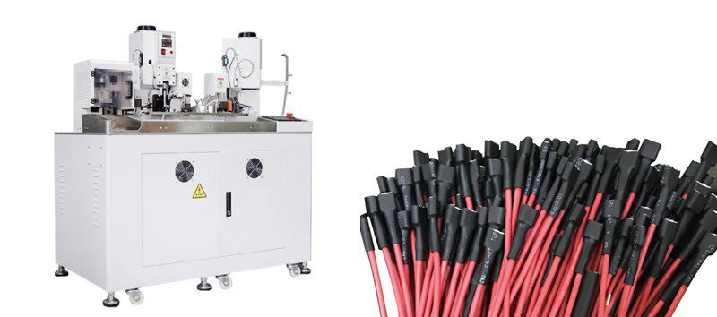 Wire Two-ends Crimping Machine and One-end Heat Shrinkable Tubing Loading Machine 