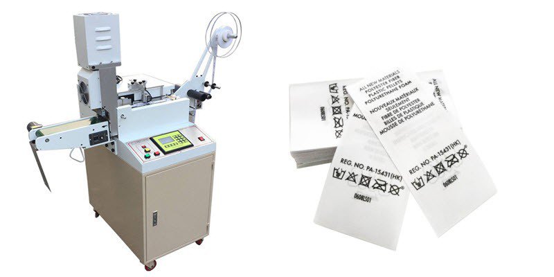 Ultrasonic Satin Woven Labels Cutting Machine 