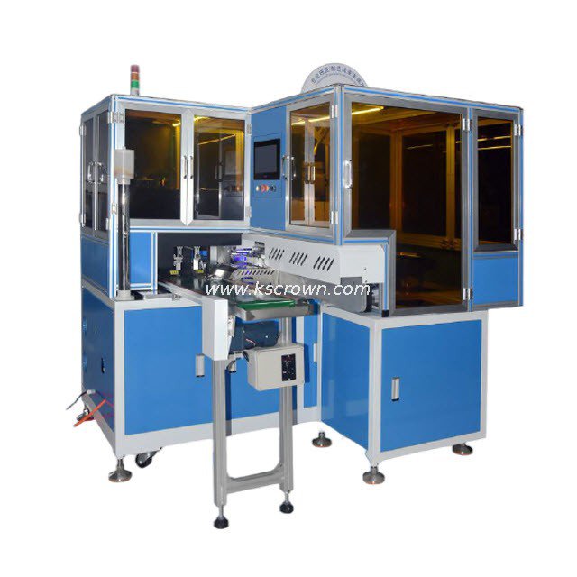 Ribbon Cable Single End Crimping and Housing Inserting Machine