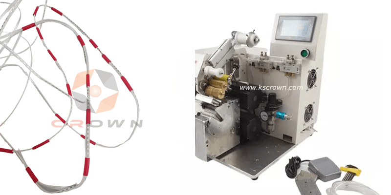 Wire harness spot taping machine