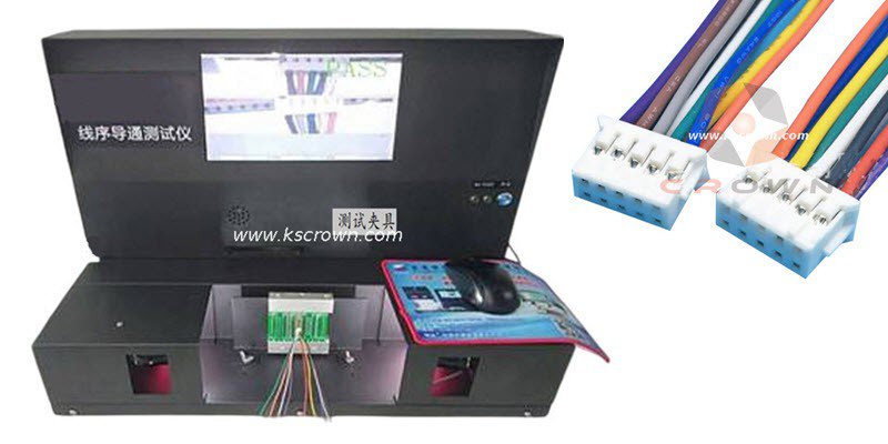 Wire Color Sequence Detector With Short Circuit And Open Circuit Testing Function