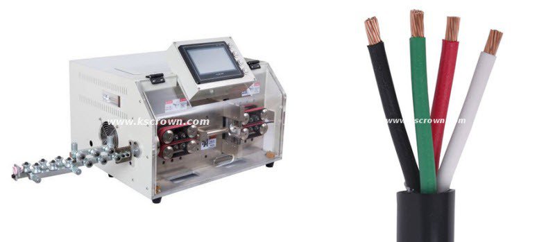 Automatic Multi-core Round Cable Cutting and Stripping Machine