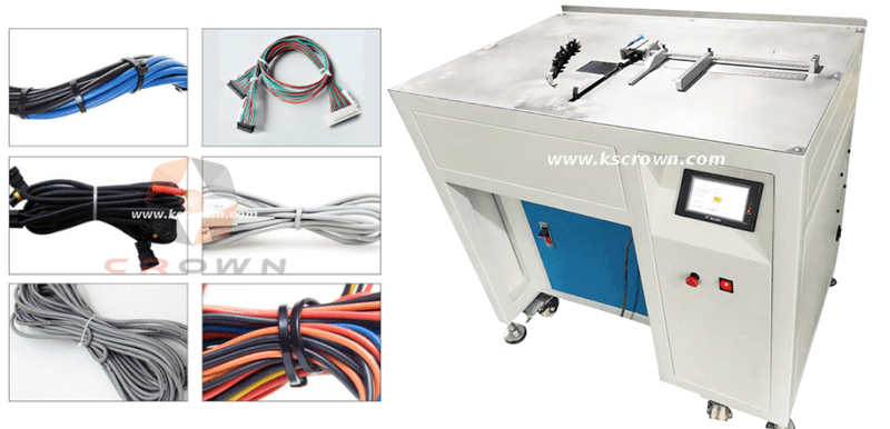 Automatic Cable Tying Machine Nylon Wire Tie Banding Equipment 