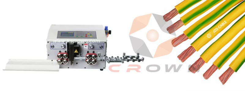 Automatic Single Core Earth Cable Insulation Stripping Machine 
