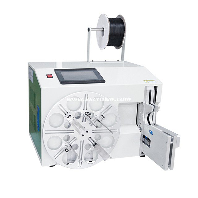 Automatic Wire Coil Winding and Cable Tie Tying Machine