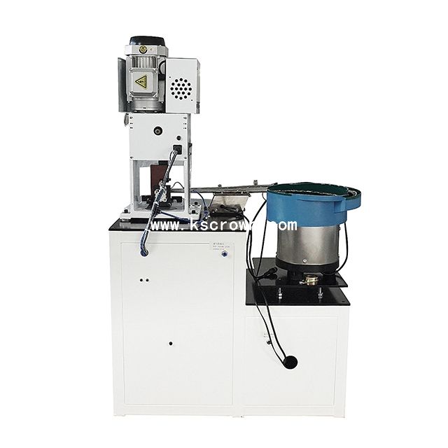 Semi-automatic Loose Terminal Crimping Machine With Vibration Plate Feeding
