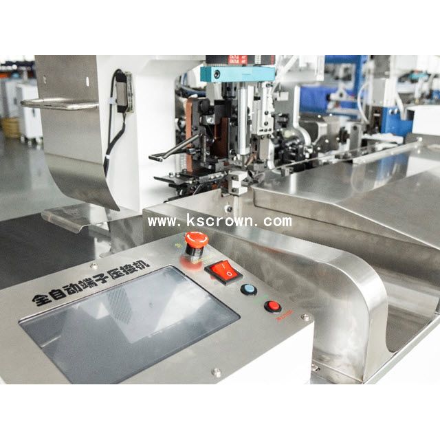 Fully Automatic Wire Single-end Rubber Seals Crimping Machine 