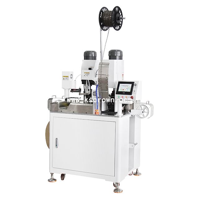 Thin Cable 2-end Connector Crimping Machine