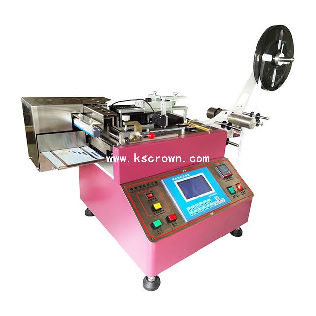 High Speed Care Labels Hot and Cold Cutting Machine