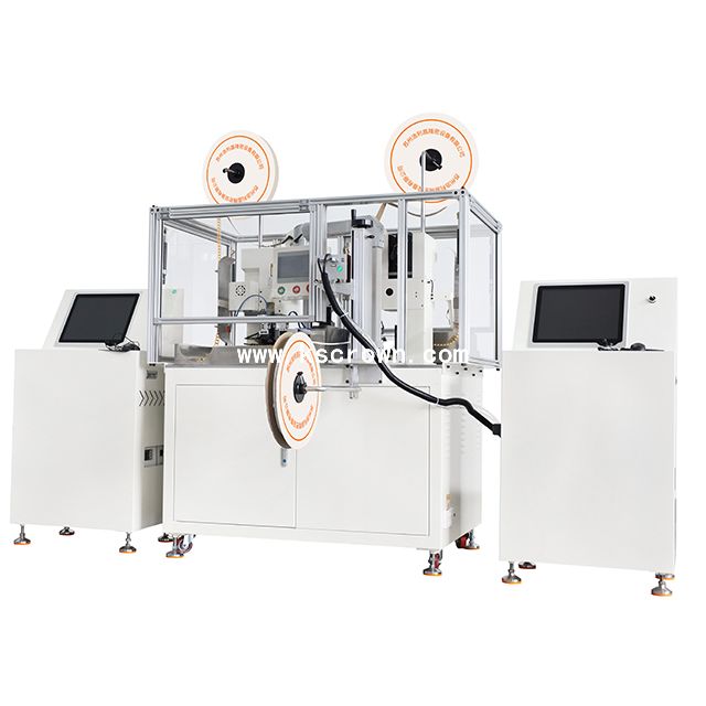 Wire Double-end Crimping and Number Tube Insertion and Laser Marking Machine