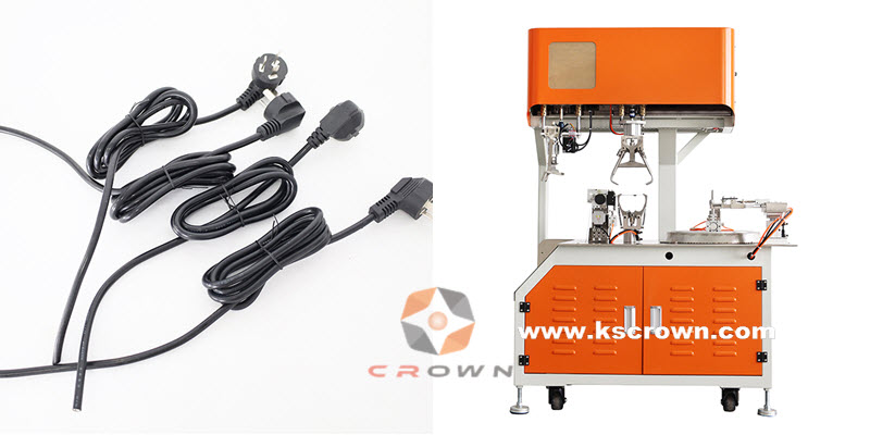 Power Cord 8-shape Coil Winding and Tying Machine 