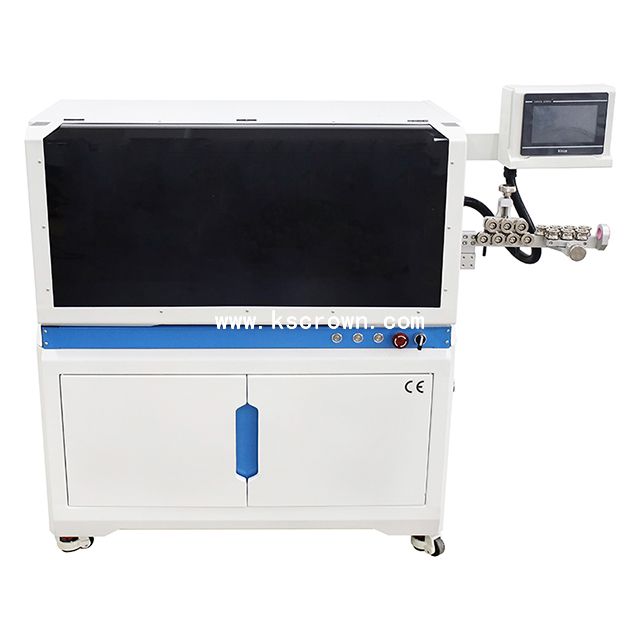 Rotary Knife Braided Wire Cutting and Stripping Machine