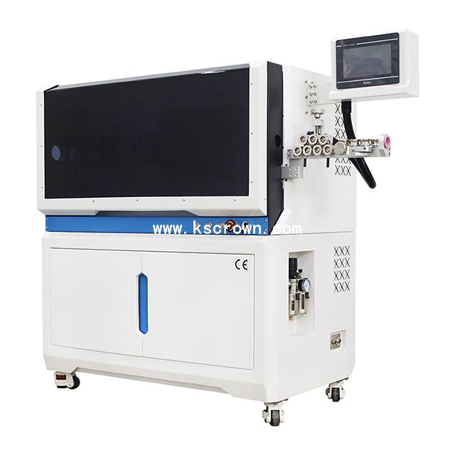 Rotary Knife Braided Wire Cutting and Stripping Machine