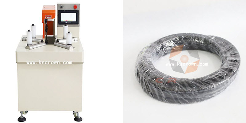 Stretch Film Wrapper Machine For Cable Coils