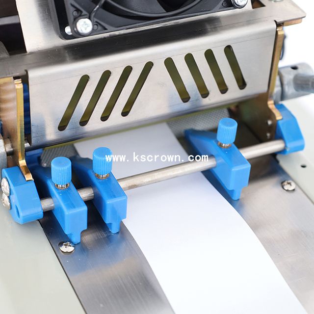 Hot and Cold Fabric Tape Cutting Machine with Stacking 