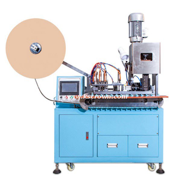 Automated DC Power Connector Crimping Machine